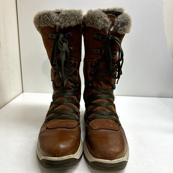 VERY GOOD Santana Canada Women's Marinda Boot Brown Weatherproof EU 41 / US 10 - Picture 2 of 13